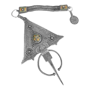 Antique BerbereTribal Fibula, Circa 1321, Morocco