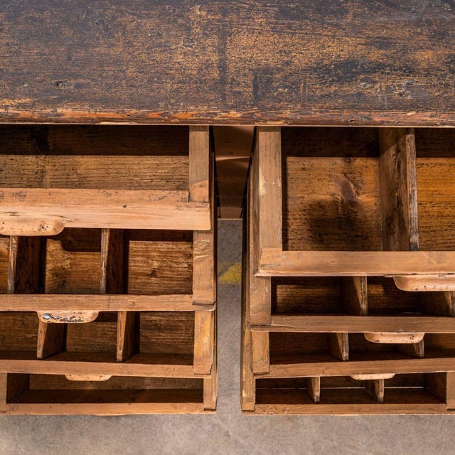 1930s Large Vintage French Bank of Drawers, 1930s For Sale - Image 5 of 13