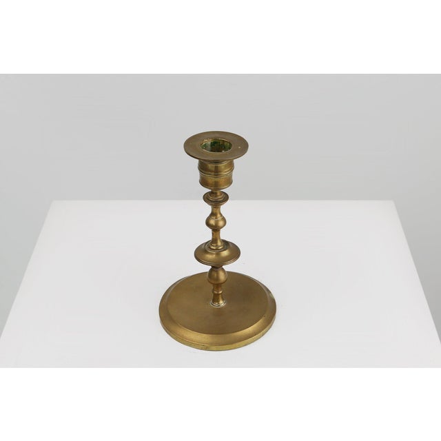 Belgium / 15th century / candlestick / copper / antique / rustic Beautiful copper candlestick from the 15th century made...