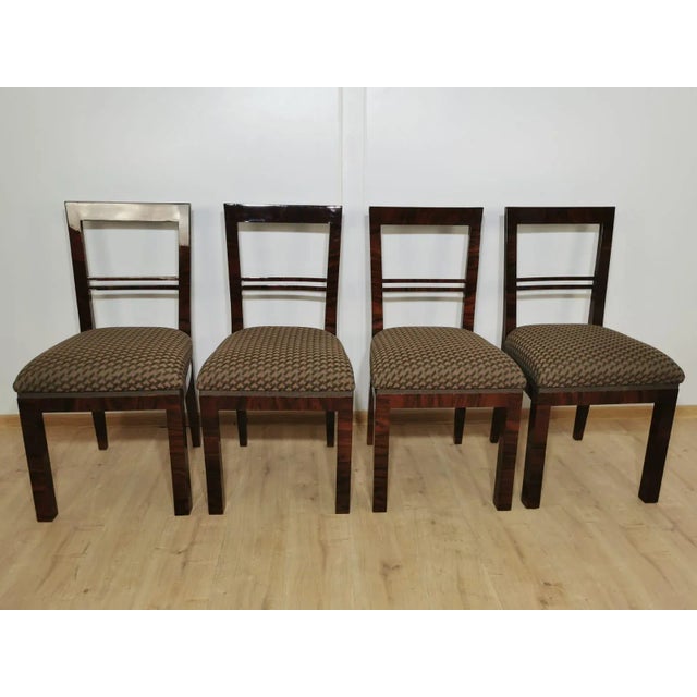 Art Deco Dining Chairs, Set of 4 For Sale - Image 10 of 18