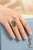 Bochic "Orient" Vintage Natural Blue Topaz & Tourmaline Ring Set 18K & Silver For Sale - Image 13 of 18