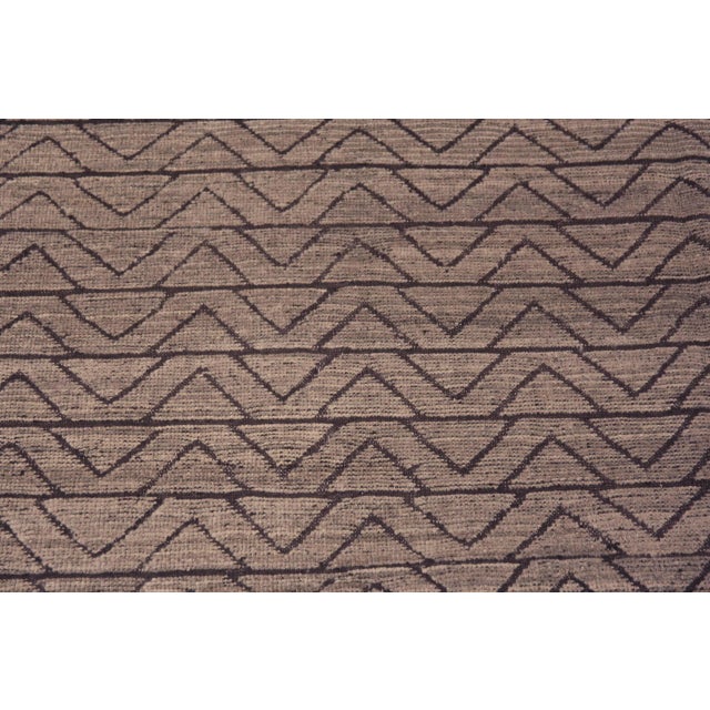 Nazmiyal Collection Geometric Modern Gray Rug For Sale - Image 4 of 8