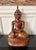 Antique Burmese Lacquer Wood Shan Style Buddha Statue For Sale - Image 13 of 18