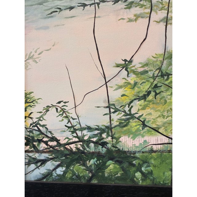 Landscape With Autumn Leaves by James Huntsberger For Sale - Image 4 of 14