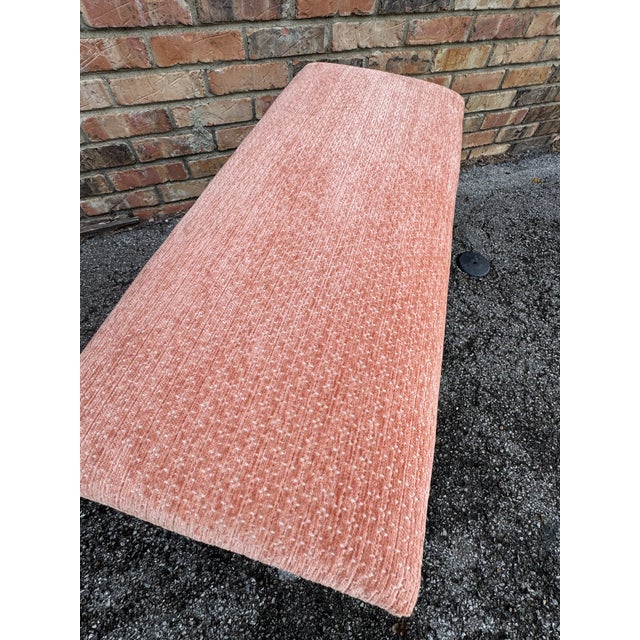 Antique French Bench With New Upholstery For Sale - Image 9 of 10