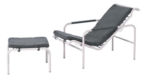Set of Genni Lounge Chair and Ottoman by Gabriele Mucchi for Zanotta, 1930s