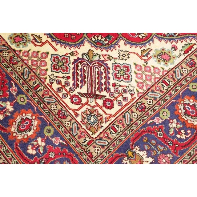 Middle Eastern Hand-Knotted Tabriz Rug For Sale - Image 6 of 11