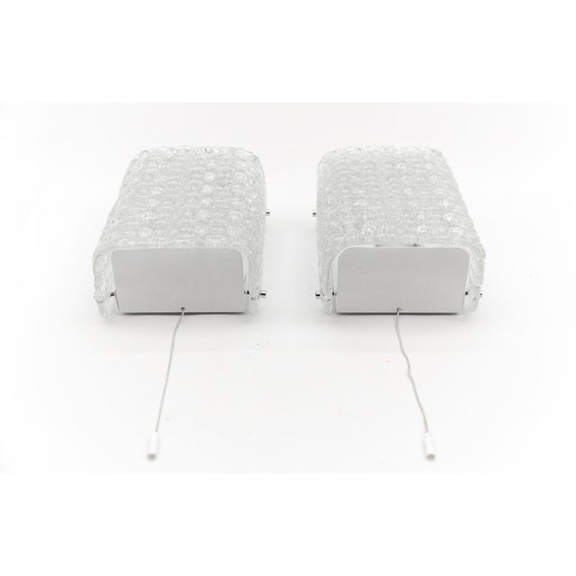 Space Age Bubble Glass Wall Lights, 1970s, Set of 2 For Sale - Image 4 of 14