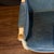 Antique French Neoclassical Painted Armchairs or Bergères in Blue Mohair- A Pair For Sale In Portland, ME - Image 6 of 11
