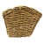 Camel French Woven Wicker Garden Trug For Sale - Image 8 of 12