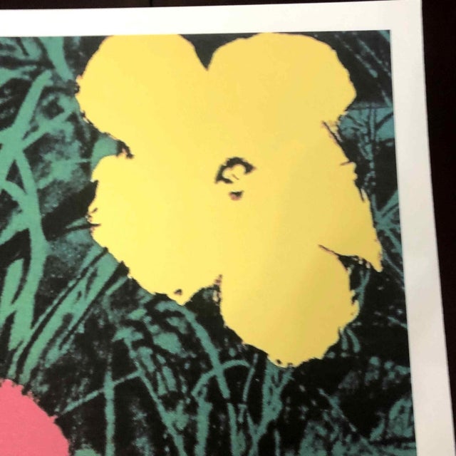 1990s After Andy Warhol "Poppy Flowers" Lithograph For Sale - Image 10 of 11