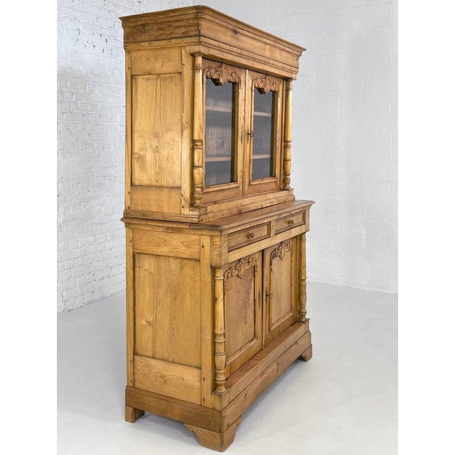 19th Century French Cabinet in Wood and Glass For Sale - Image 3 of 11