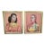 Late 20th Century Pair of Professionally Framed Mid-Century Style Portrait Prints — Asian & Island Muse For Sale
