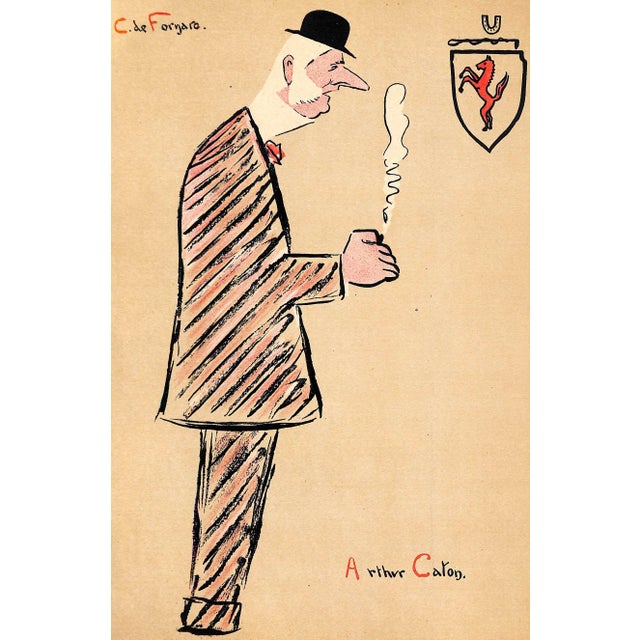 Art Sz: 13 3/4"H x 10 1/4"W Carlo de Fornaro (sometimes spelled Carlo di Fornaro) (1872–1949) was an artist, caricaturist,...