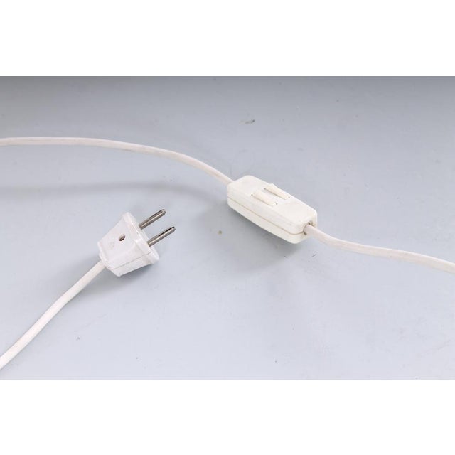 Large Italian Postmodern Abstract Shaped Glass Table Lamp from Yvolux, 1980s For Sale - Image 11 of 18