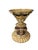 Metal Vintage Solid Brass Swag Tassel Altar Pillar Candle Holder For Sale - Image 7 of 12