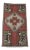 Vintage Mini Turkish Rug For Sale