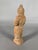 Tang Dynasty terracotta sculpture , painted with a white slip, depicting a soldier . In pristine condition (no restoration...