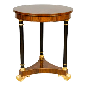 Regency Style Mahogany and Giltwood Table