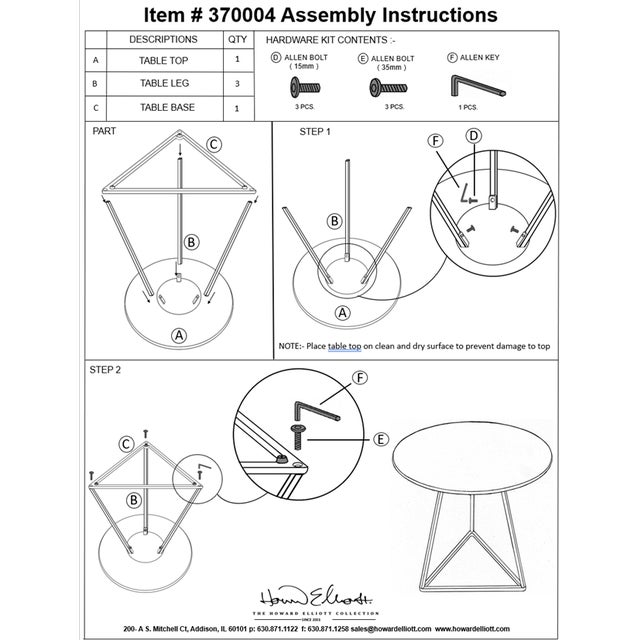 Prismatic Drink Table For Sale - Image 10 of 10