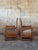 Mid-Century Modern Wouda Style Dutch Haagse School Chairs in Velvet, Pair For Sale - Image 3 of 12