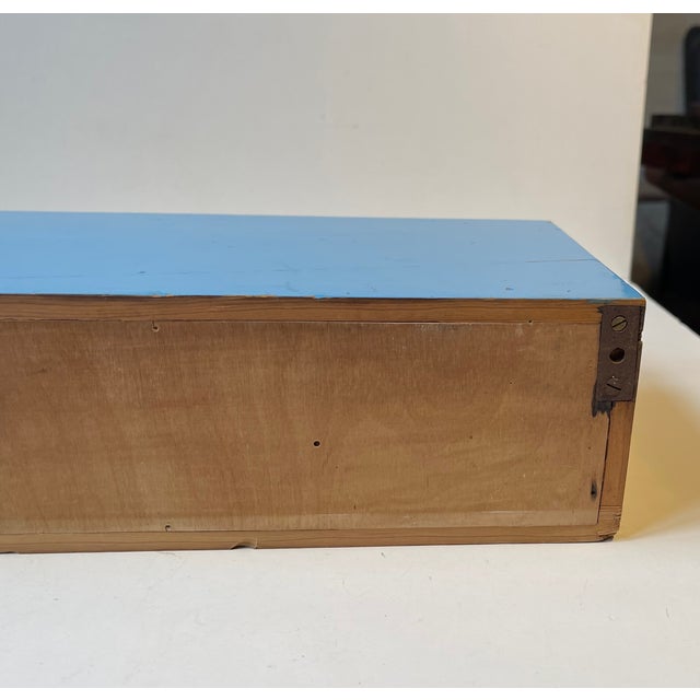 Mid-Century Modern Danish Wall Mounted Console Table in Teak, 1960s For Sale - Image 10 of 12