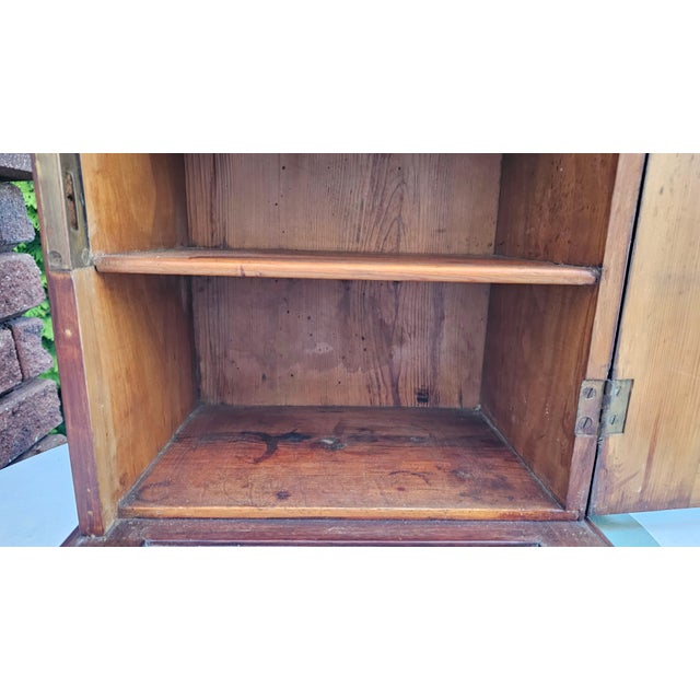 Neo-Baroque Cabinet with Stained-Glass Panel For Sale - Image 4 of 17
