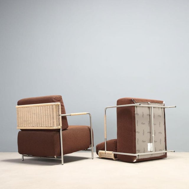 Metal Lounge Chairs from Calligaris, 1980s, Set of 2 For Sale - Image 7 of 11