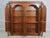 Vintage Large Georgian Style Walnut Bookcase Display Cabinet For Sale - Image 4 of 18