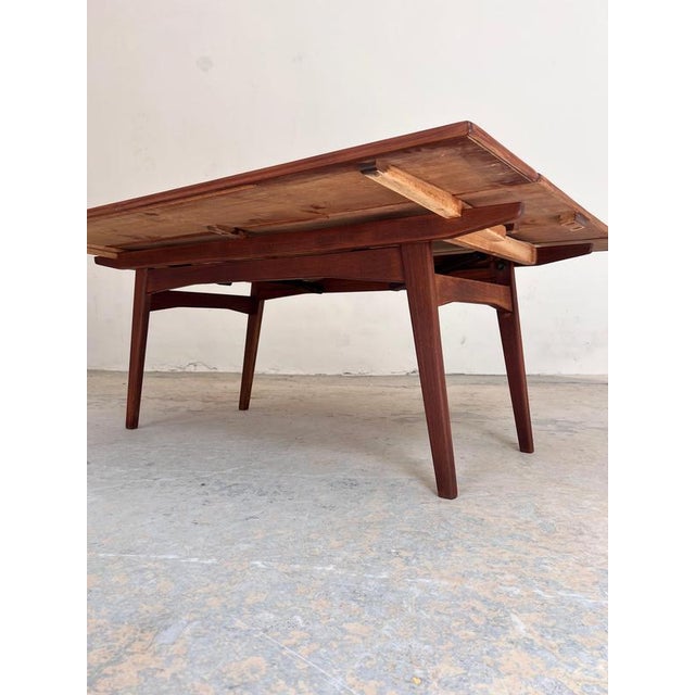 Adjustable Teak Coffee Table with Extensions, Denmark For Sale - Image 9 of 11