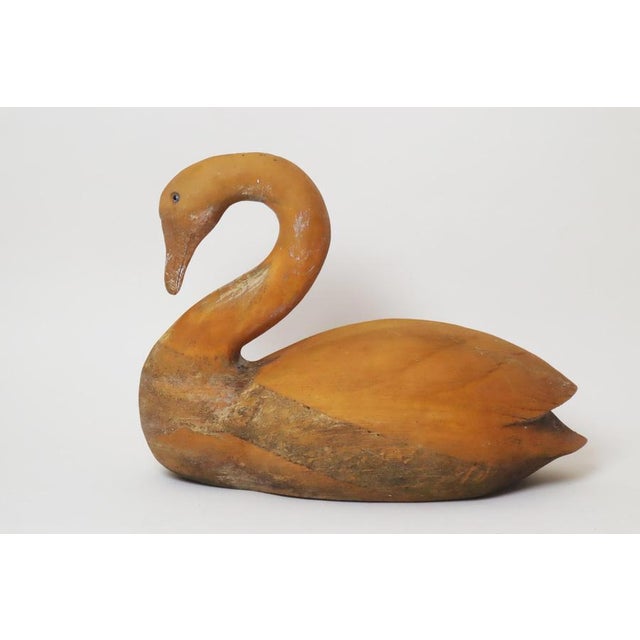 This lovely swan was lovingly crafted by an artist, and it came from the park of a beautiful villa in Germany. The swan...