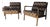 Pair of Dux Lounge Chairs With Ottoman For Sale