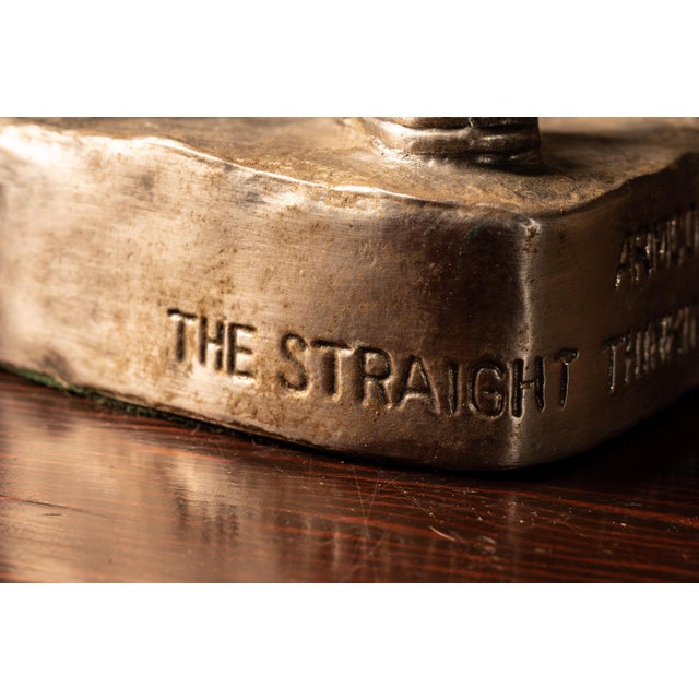 C. 1966 Aluminum Armco Iron Man Statue For Sale - Image 9 of 10