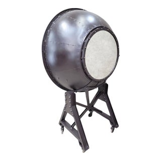 Industrial Modern Cannonball Bar Cabinet For Sale