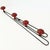 Maroon Vintage Rockabilly Coat Rack, 1950s For Sale - Image 8 of 8