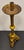 Metal Brass Candlesticks, Set of 2 For Sale - Image 7 of 16