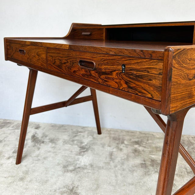 Model 65 Desk in Rosewood by Arne Wahl Iversen, 1960s For Sale - Image 6 of 15