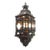 Moroccan Hall Lantern Light Fixture With Multi-Color Glass Moorish Style For Sale