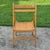 Wood 1970s Slatted Wooden Folding Wedding Event Party Chairs, Assembled Set of 10 For Sale - Image 7 of 13