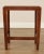 Wood Crate & Barrel Contemporary Wood End Table For Sale - Image 7 of 13