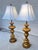 Pair of Monumental 1920s Italian Carved Giltwood Pineapple Table Lamps - 36" Tall Hollywood Regency For Sale - Image 9 of 18