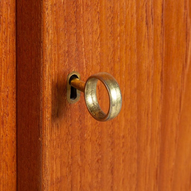 Mid-Century Modern Wooden Sideboard in Teak from VKW Furniture For Sale - Image 9 of 18