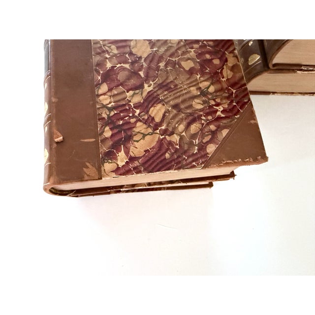 Antique Leather Bound Balzac Books, Set 18 For Sale - Image 17 of 18