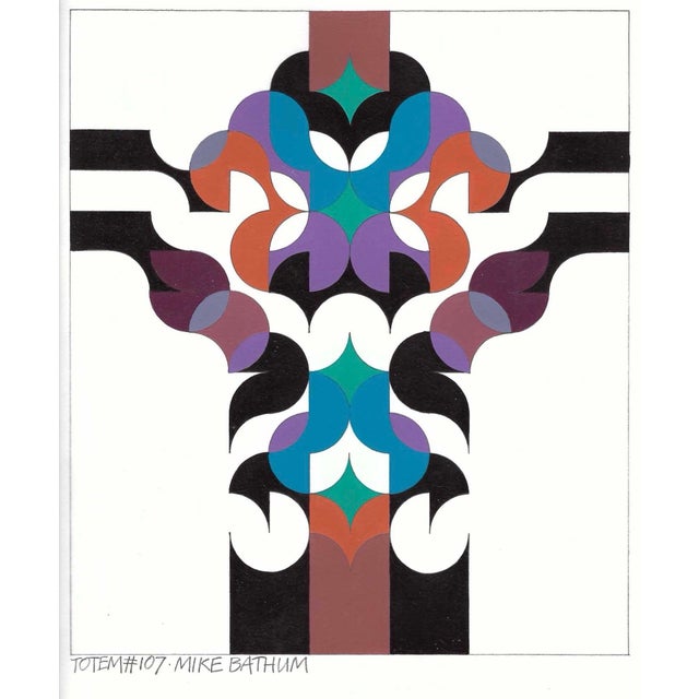 Totem Paintings by Mike Bathum - Set of Four For Sale - Image 4 of 7
