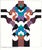 Totem Paintings by Mike Bathum - Set of Four For Sale - Image 4 of 7