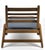 Brown Mid-Century Hunter Chair from Oak by Heger Heinz for Kunsthandwerk Annaberg Buchholz, Former GDR, 1960s For Sale - Image 8 of 10