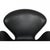 Swan Chair in Black Aura Leather by Arne Jacobsen, 2006 For Sale - Image 9 of 18