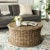 Rattan Coffee Table in Natural Unfinished For Sale - Image 4 of 5