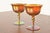 Early 20th Century Steuben Aurene Iridescent Art Glass Goblets - a Pair For Sale - Image 11 of 11
