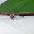 Purple Spinel Ring With Earth-Mined Diamond Accents in Solid 14k Gold, Size 6.75 For Sale In Columbus - Image 6 of 9